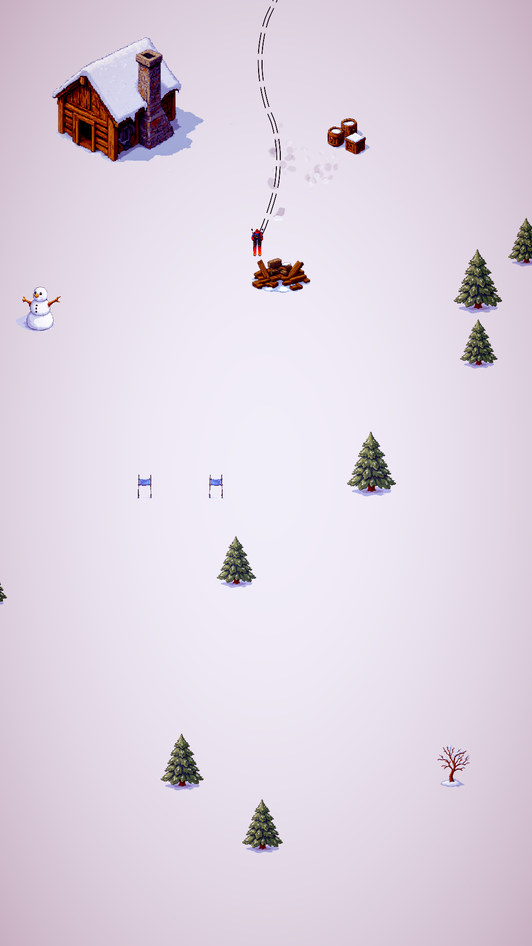 Ski Race: ZigZag Slalom screenshot 3 of 9